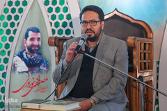 مراسم گرامیداشت شهید محسن جعفری از شهدای مدافع امنیت - شیراز