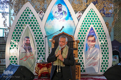 مراسم گرامیداشت شهید محسن جعفری از شهدای مدافع امنیت - شیراز