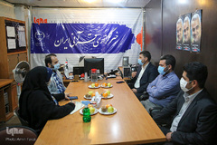 بازدید رئیس بسیج رسانه فارس از دفتر خبرگزاری ایكنا