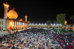 مناجات شبانه در حرم مطهر شاهچراغ(ع)‎