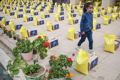 توزیع بسته معیشتی در مسجد نصیرالملک شیراز