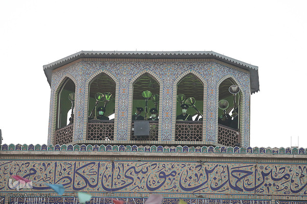 گلباران حرم مطهر امین ولایت