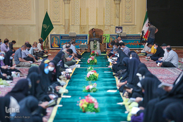 قرائت خطبه غدیر در حرم مطهر شاهچراغ(ع)