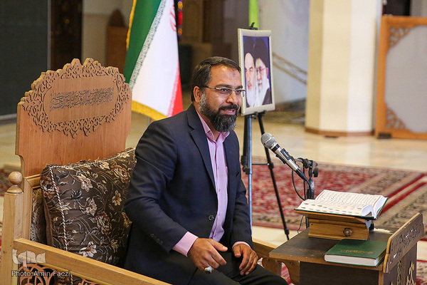 قرائت خطبه غدیر در حرم مطهر شاهچراغ(ع)