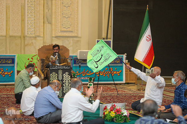 قرائت خطبه غدیر در حرم مطهر شاهچراغ(ع)