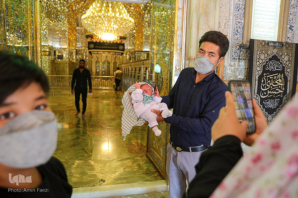 همایش شیرخوارگان حسینی در حرم مطهر شاهچراغ(ع)‎‎