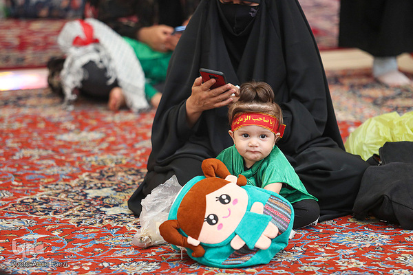 همایش شیرخوارگان حسینی در حرم مطهر شاهچراغ(ع)‎‎