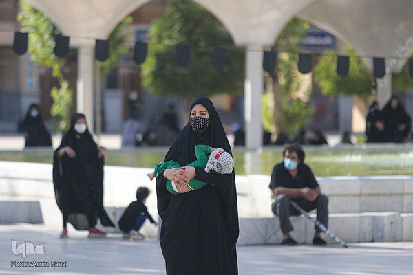 همایش شیرخوارگان حسینی در حرم مطهر شاهچراغ(ع)‎‎