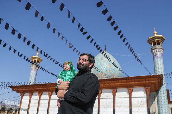 همایش شیرخوارگان حسینی در حرم مطهر شاهچراغ(ع)‎‎