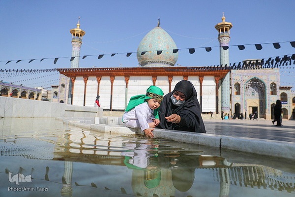 همایش شیرخوارگان حسینی در حرم مطهر شاهچراغ(ع)‎‎