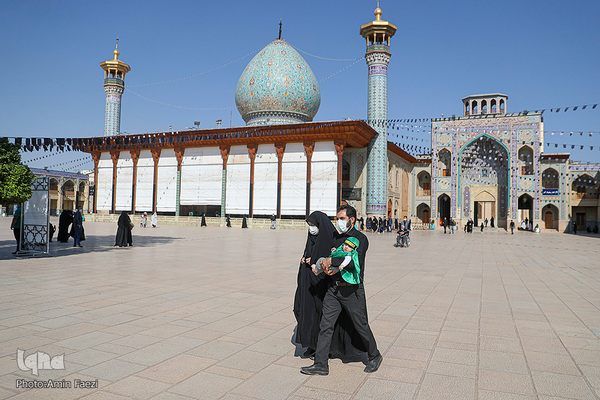 همایش شیرخوارگان حسینی در حرم مطهر شاهچراغ(ع)‎‎