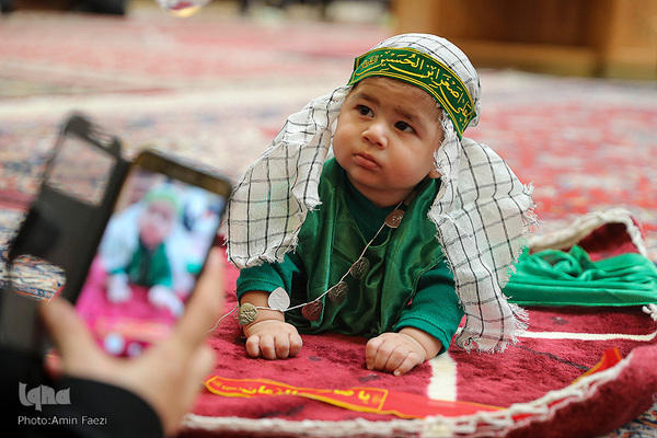 همایش شیرخوارگان حسینی در حرم مطهر شاهچراغ(ع)‎‎