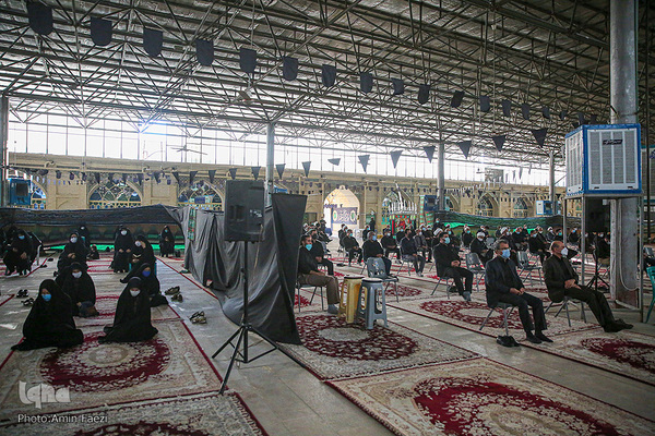 مراسم روضه خوانی صبح عاشورا ۱۴۰۰ در مسجد شهدای شیراز‎‎