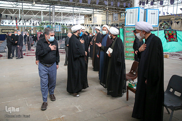 مراسم روضه خوانی صبح عاشورا ۱۴۰۰ در مسجد شهدای شیراز‎‎