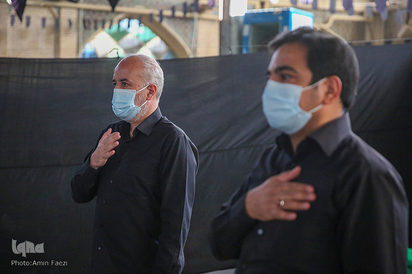 مراسم روضه خوانی صبح عاشورا ۱۴۰۰ در مسجد شهدای شیراز‎‎