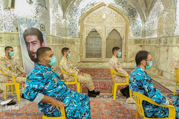 همایش تکریم و بزرگداشت روز سرباز در سومین حرم اهل بیت