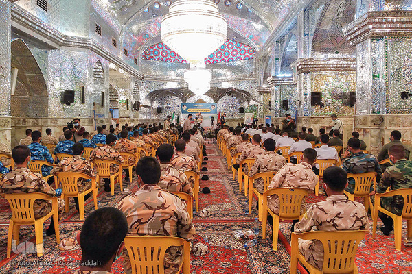 همایش تکریم و بزرگداشت روز سرباز در سومین حرم اهل بیت