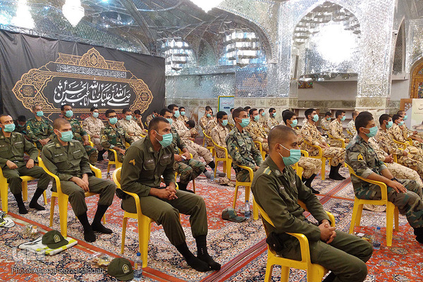همایش تکریم و بزرگداشت روز سرباز در سومین حرم اهل بیت