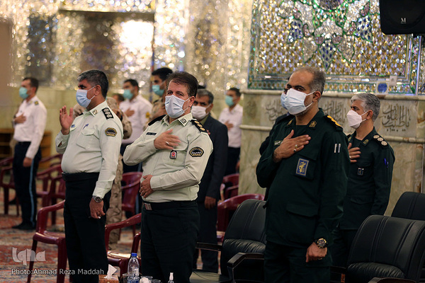 همایش تکریم و بزرگداشت روز سرباز در سومین حرم اهل بیت