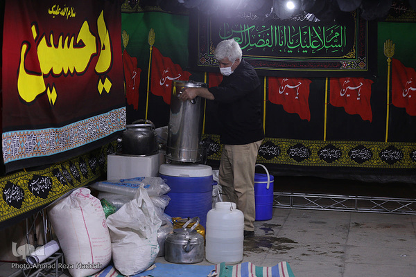 حال و هوای مواکب اربعینی در بین الحرمین شیراز