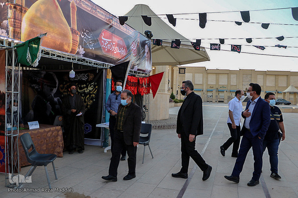 بازدید رئیس جهاددانشگاهی فارس از موکب های اربعینی در بین الحرمین شیراز‎‎