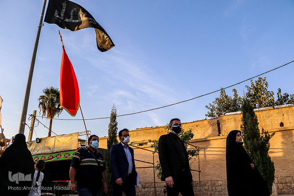 بازدید رئیس جهاددانشگاهی فارس از موکب های اربعینی در بین الحرمین شیراز‎‎