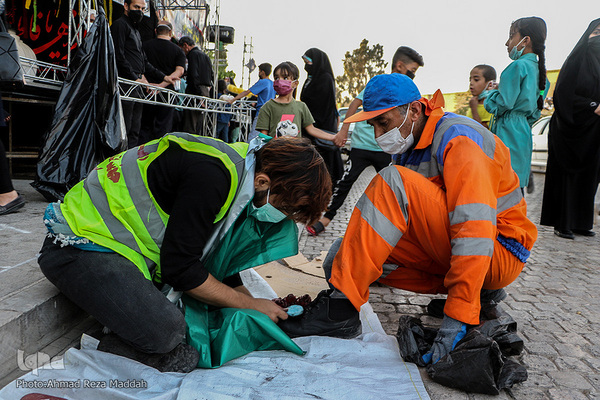 بازدید رئیس جهاددانشگاهی فارس از موکب های اربعینی در بین الحرمین شیراز‎‎