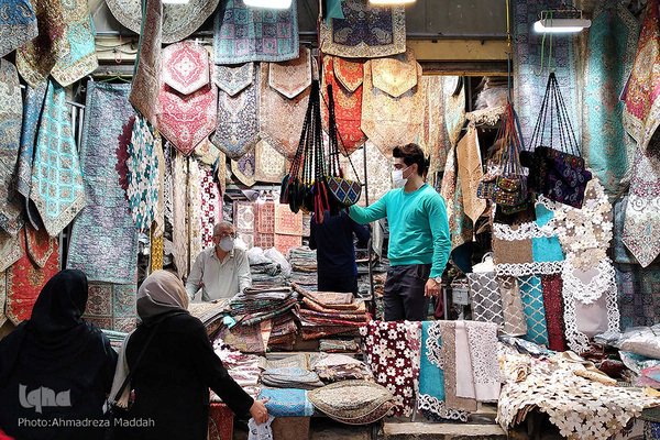 تب و تاب بازار شیراز در آستانه عید نوروز‎‎
