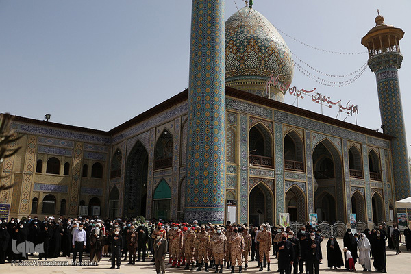 تشییع پیکر آیت‌ الله «سید محمد فقیه» در شیراز‎‎