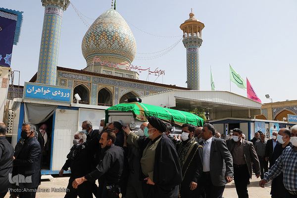 تشییع پیکر آیت‌ الله «سید محمد فقیه» در شیراز‎‎