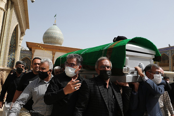 تشییع پیکر آیت‌ الله «سید محمد فقیه» در شیراز‎‎