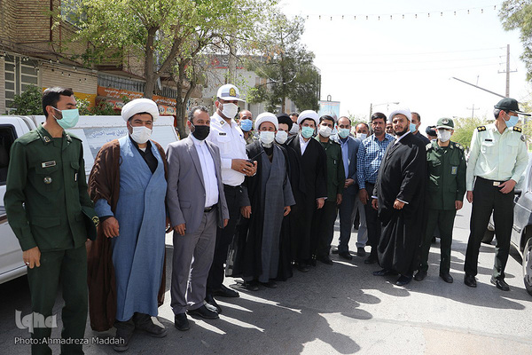 مراسم استقبال از پیکر مطهر آیت الله«سید محمد فقیه» در شهرستان های سروستان و استهبان فارس‎‎