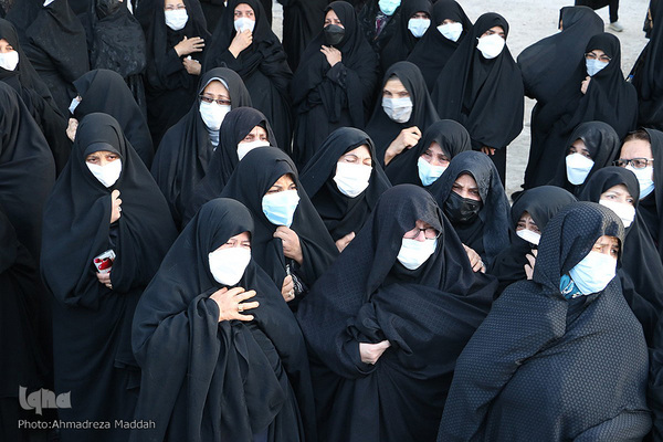 مراسم استقبال مردم نی ریز از پیکر امام جمعه شهر خود‎‎