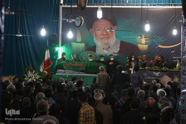 مراسم استقبال مردم نی ریز از پیکر امام جمعه شهر خود‎‎