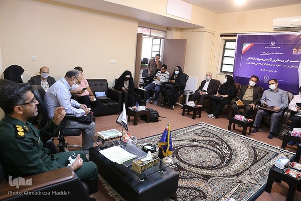 نشست خبری رئیس سازمان بسیج سازندگی استان فارس‎‎