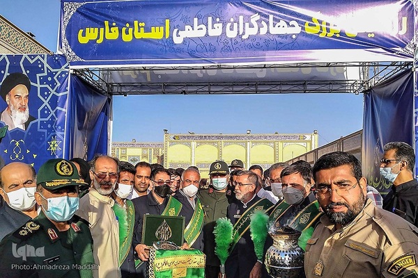 رزمایش ۲۱ هزار نفری جهادگران فاطمی در فارس‎‎