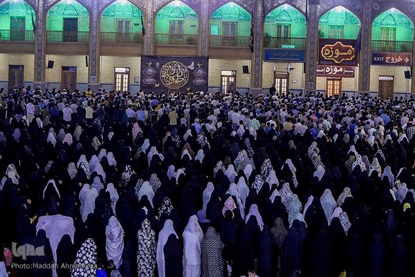 حرم شاهچراغ(ع) در سوگ جوادالائمه(ع)‎‎