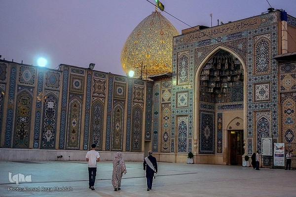 مراسم بزرگداشت روز مباهله در حرم مطهر حضرت شاهچراغ(ع)‎‎