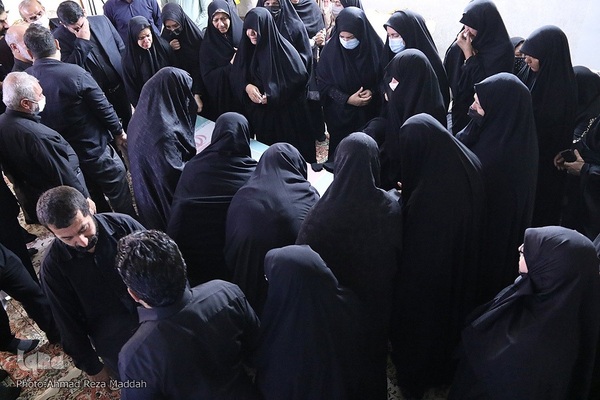 مراسم وداع با پیکر شهید مدافع حرم شهید حاج عبدالله اسکندری در شیراز