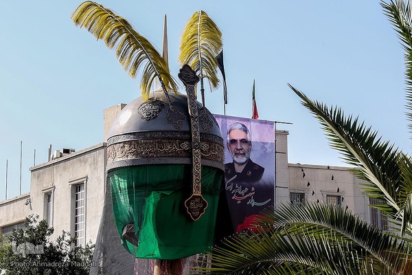 مراسم عزاداری عشایر قشقایی شیراز در تاسوعای حسینی