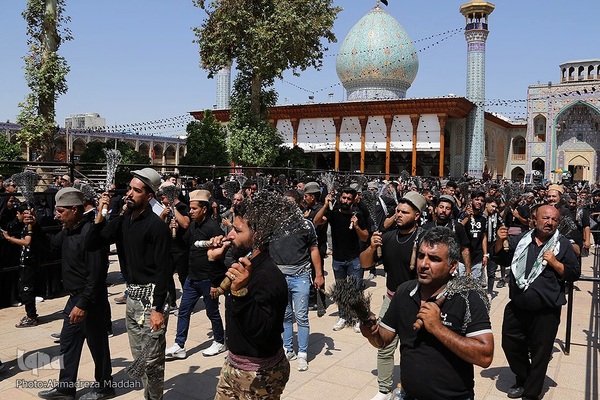 مراسم عزاداری عشایر قشقایی شیراز در تاسوعای حسینی