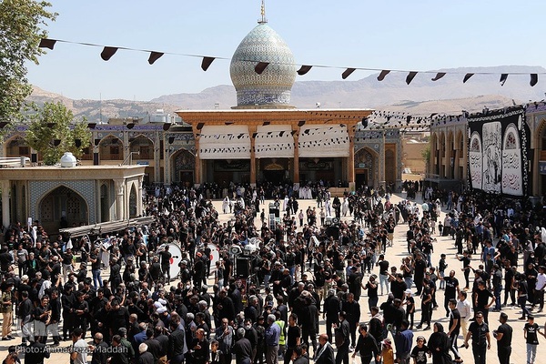 مراسم عزاداری عشایر قشقایی شیراز در تاسوعای حسینی