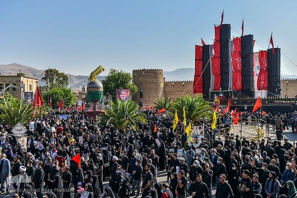مراسم تشییع پیکر مطهر سردار شهید اسکندری در روز عاشورای حسینی‎‎