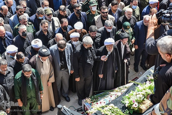 مراسم تشییع پیکر مطهر سردار شهید اسکندری در روز عاشورای حسینی‎‎