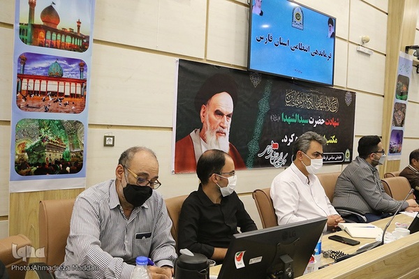 مراسم تجليل از خبرنگاران فعال حوزه فرماندهی انتظامی فارس