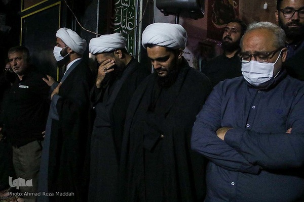 مراسم وداع با پیکر پاسدار شهید محمد اسلامی و بسیجی شهید سجادی‌زاده در شیراز