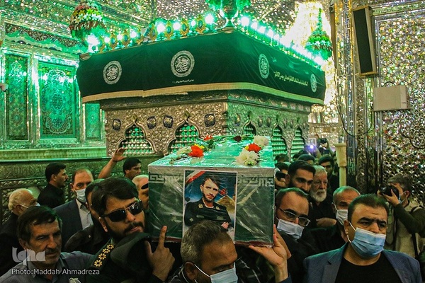مراسم تشییع پیکر مطهر شهدای امنیت در شیراز‎‎