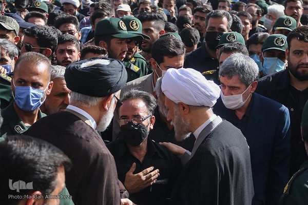 مراسم تشییع پیکر مطهر شهدای امنیت در شیراز‎‎