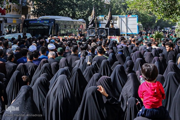 مراسم تشییع پیکر مطهر شهدای امنیت در شیراز‎‎