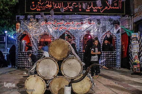 موکب شهدای مدافع حرم در شهرک سعدی شیرار‎‎